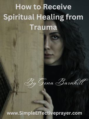 A photo of a woman in need of spiritual healing from trauma